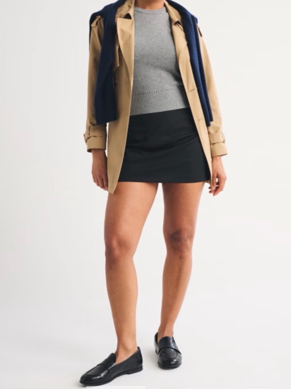 Abercrombie & Fitch Black Mini Skirt - Sleek A-Line